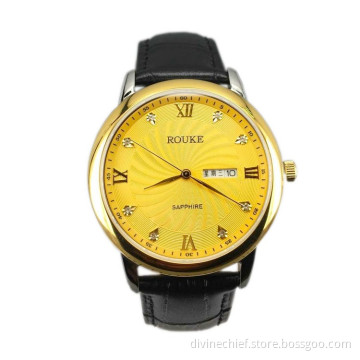 fashion new watch Arabic number watch cheap leather watches strap